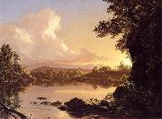 Frederic Edwin Church Scene on the Catskill Creek oil painting reproduction